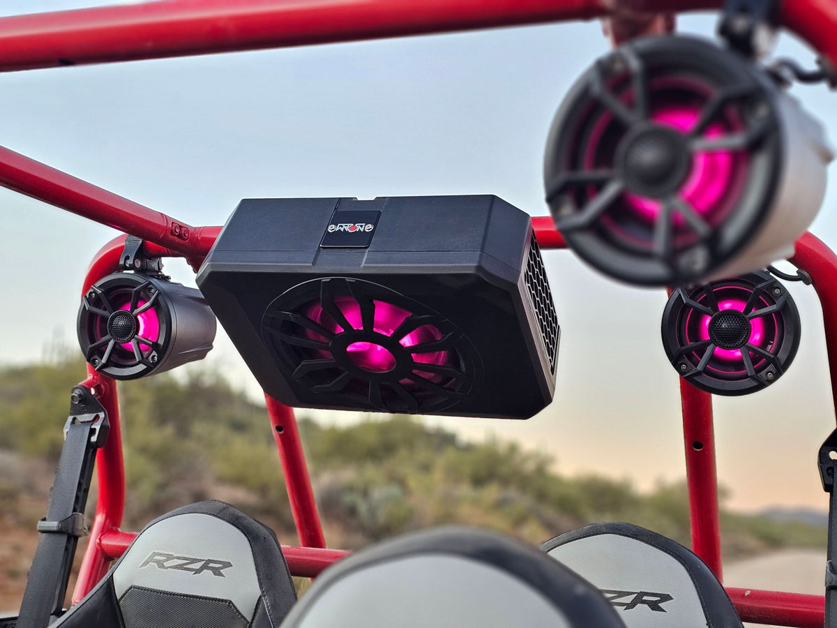 NSUB.3 & BA1 Mono Amp | UTV Audio System with Mounts