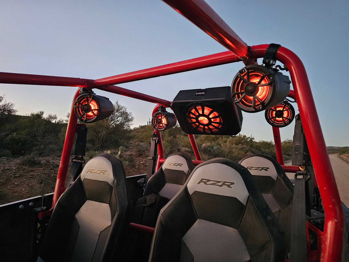 NSUB.3 & BA1 Mono Amp | UTV Audio System with Mounts
