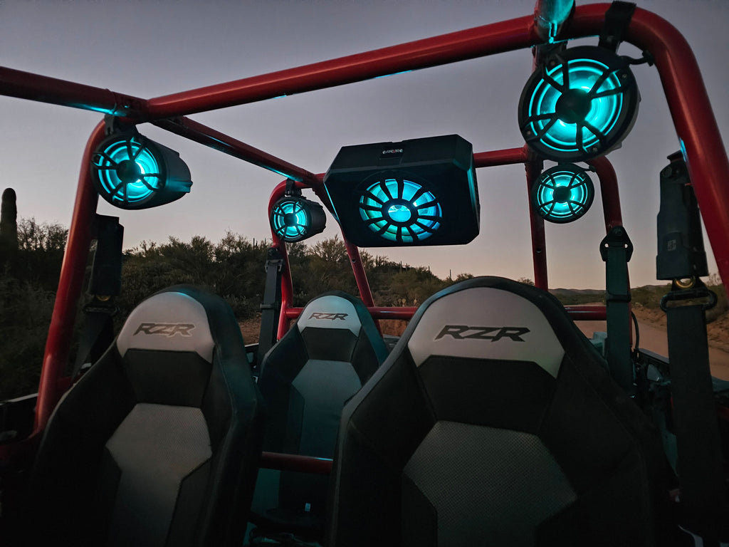NSUB.3 & BA1 Mono Amp | UTV Audio System with Mounts