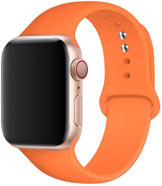 Silicone Strap Apple Watch Bands