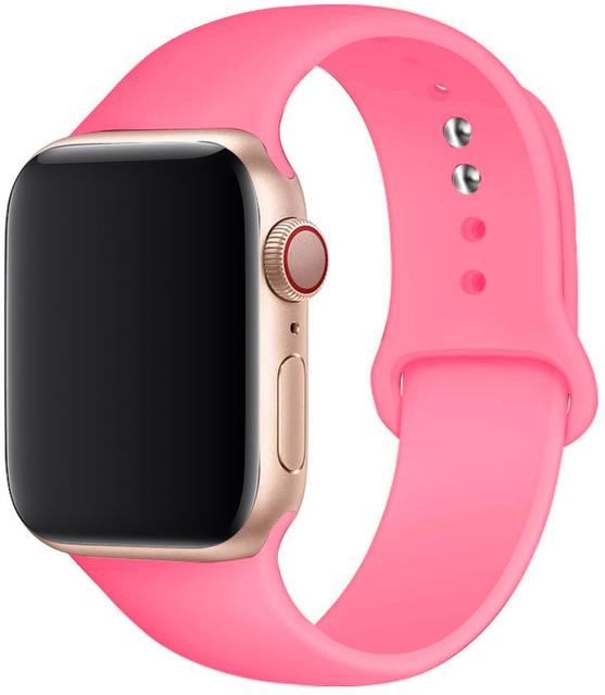 Silicone Strap Apple Watch Bands